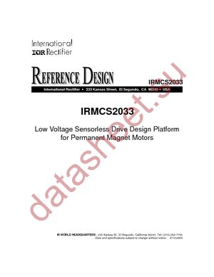 IRMCS2033 datasheet  